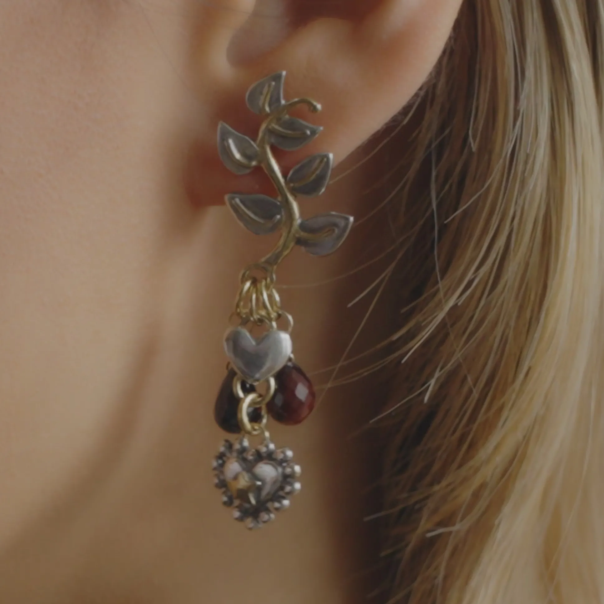 Bond Leaf Earrings | Casino Royale | Sophie Harley London