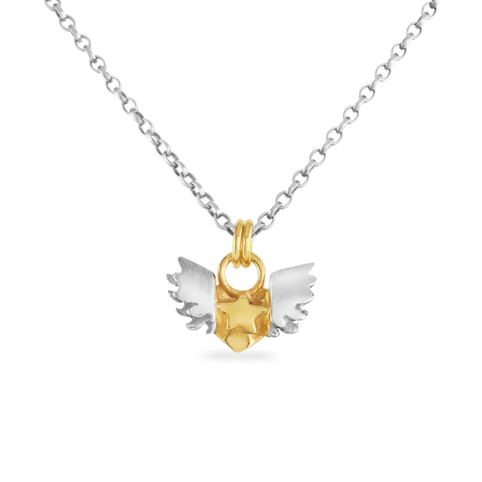 Chubby Winged Heart Necklace | Cult Classics | Sophie Harley