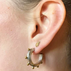 Chunky Bobble Hoop Earrings