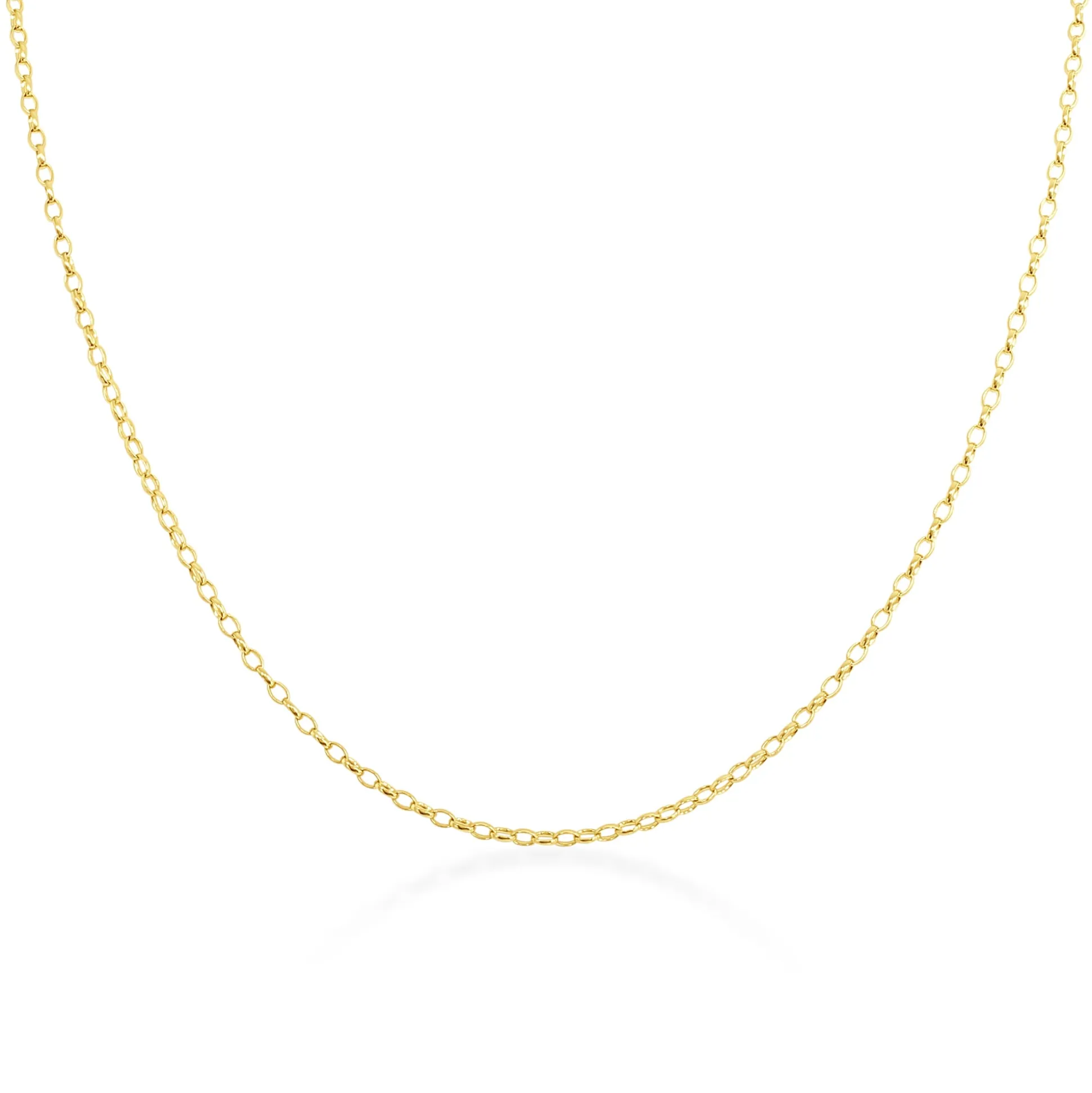 18ct Solid Gold Extra Fine Belcher Chain