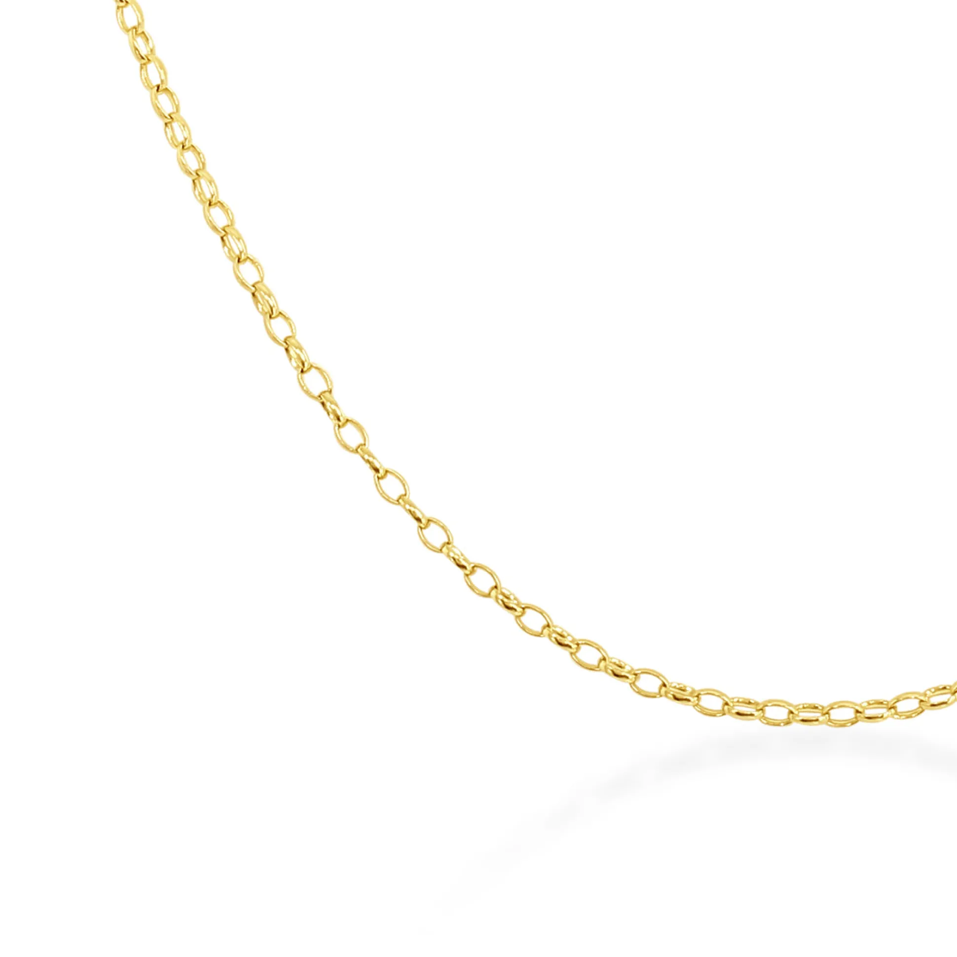 18ct Solid Gold Extra Fine Belcher Chain