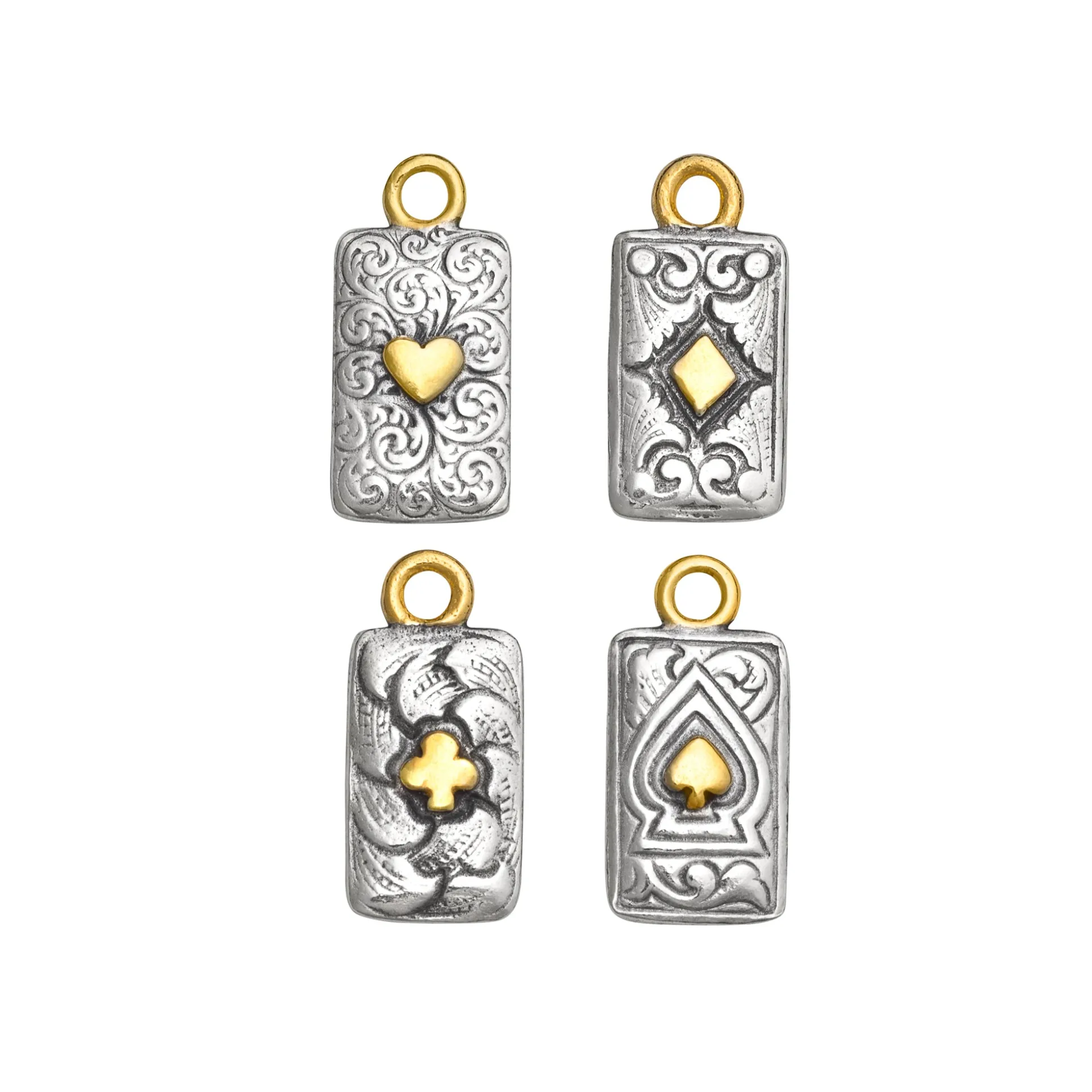 Diamond Card Charm