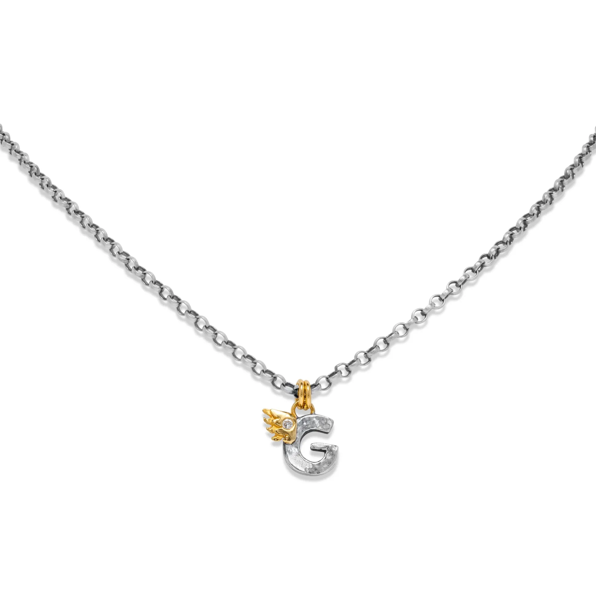 Diamond Love Letter Necklace