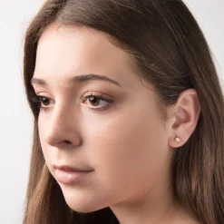 Diamond North Star Stud Earrings