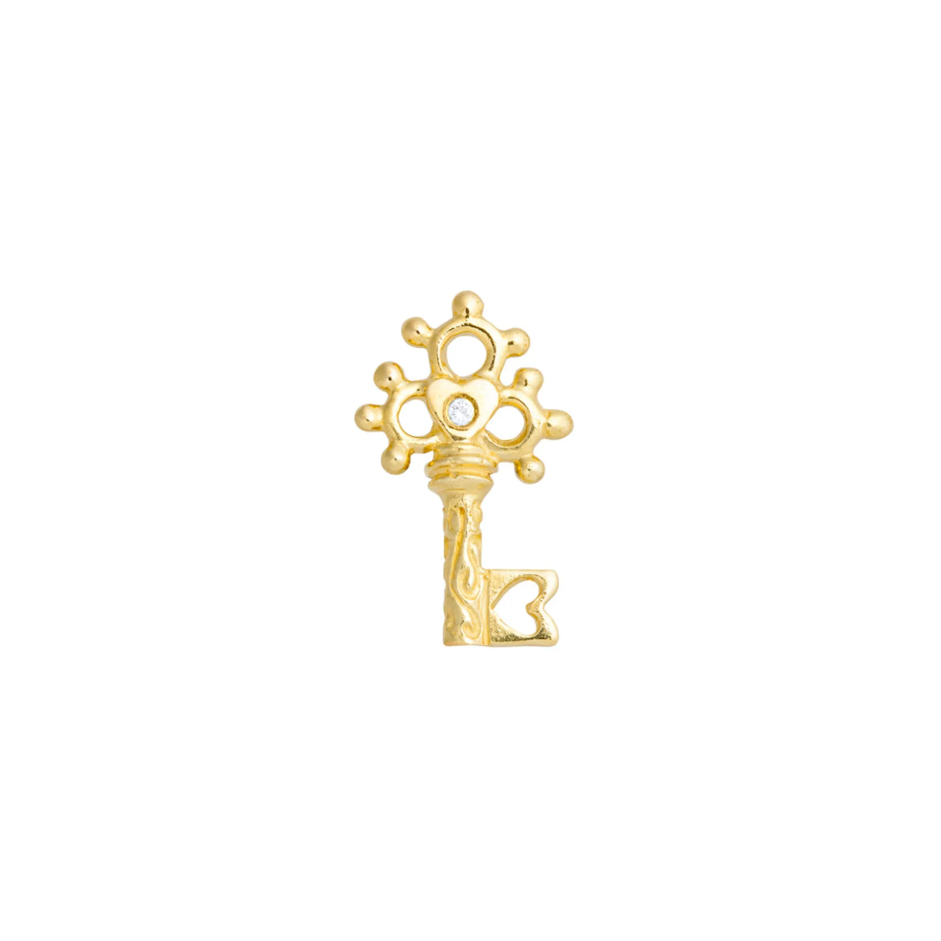 Diamond Renaissance Key Charm