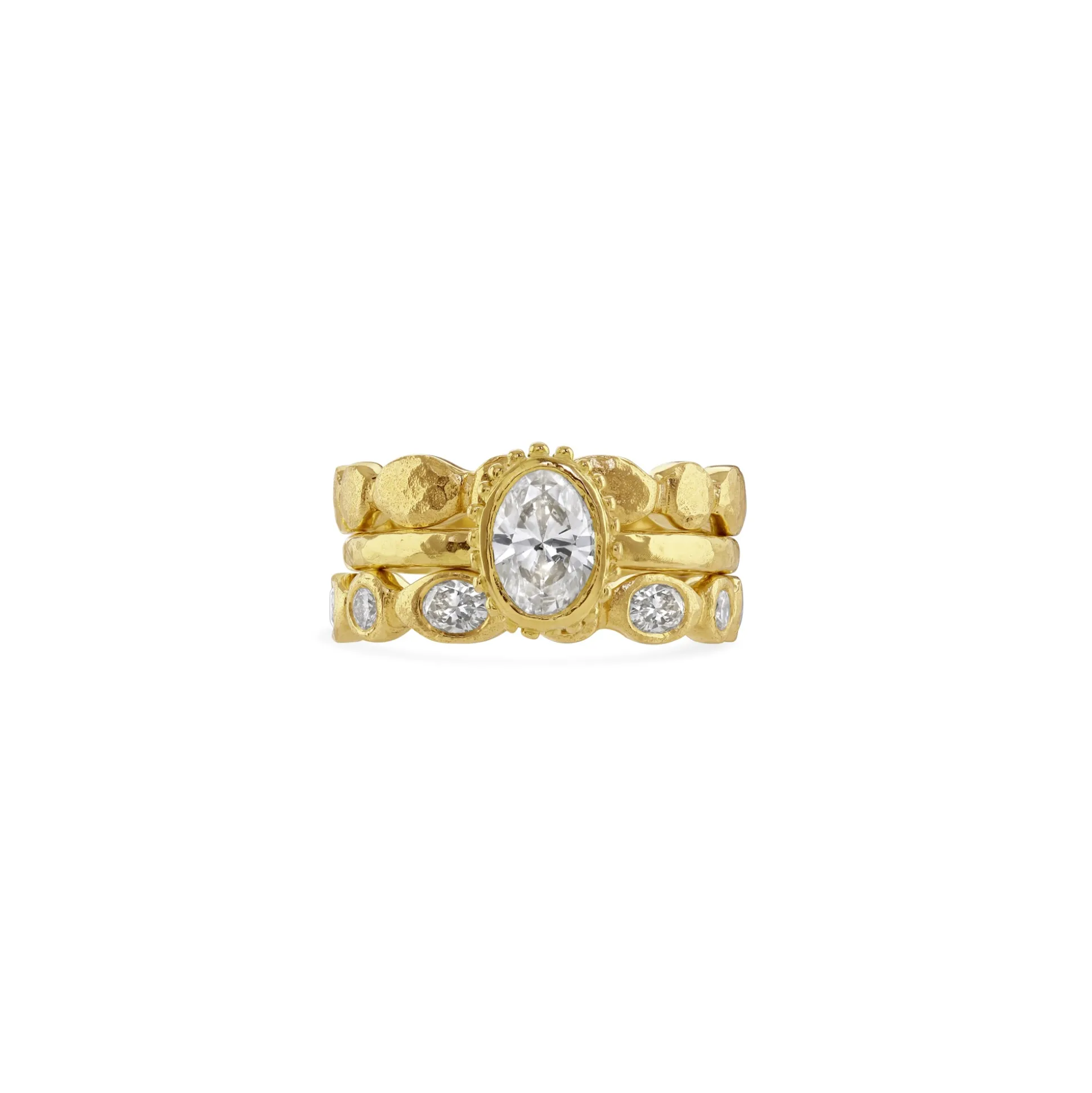 Diamond Ripple Ring