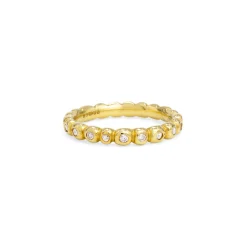 Diamond Set Pebble Ring