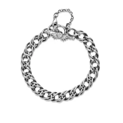 Double French Curb Bracelet