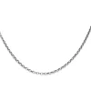 Fine Oval Belcher Chain Necklace