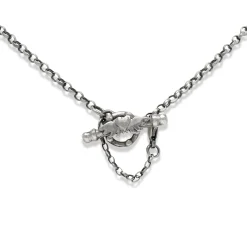 Fine Oval Belcher Chain Necklace