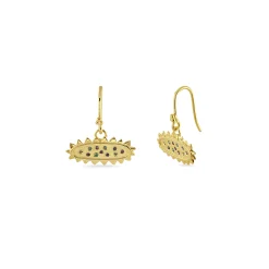 Gold & Diamond Amulet Earrings