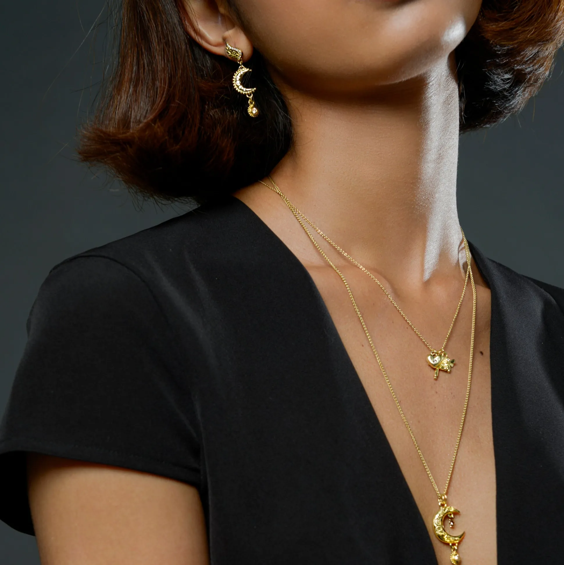 Gold & Diamond Celena Necklace