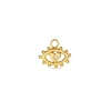 Gold & Diamond Eye Charm