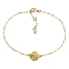 Gold & Diamond Tiny Algerian Loveknot Bracelet