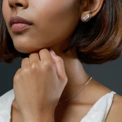Gold & Diamond Venetian Wing Studs | Sophie Harley London