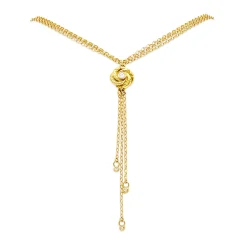 Gold Mini Loveknot Necklace | Algerian Loveknot | Sophie Harley London