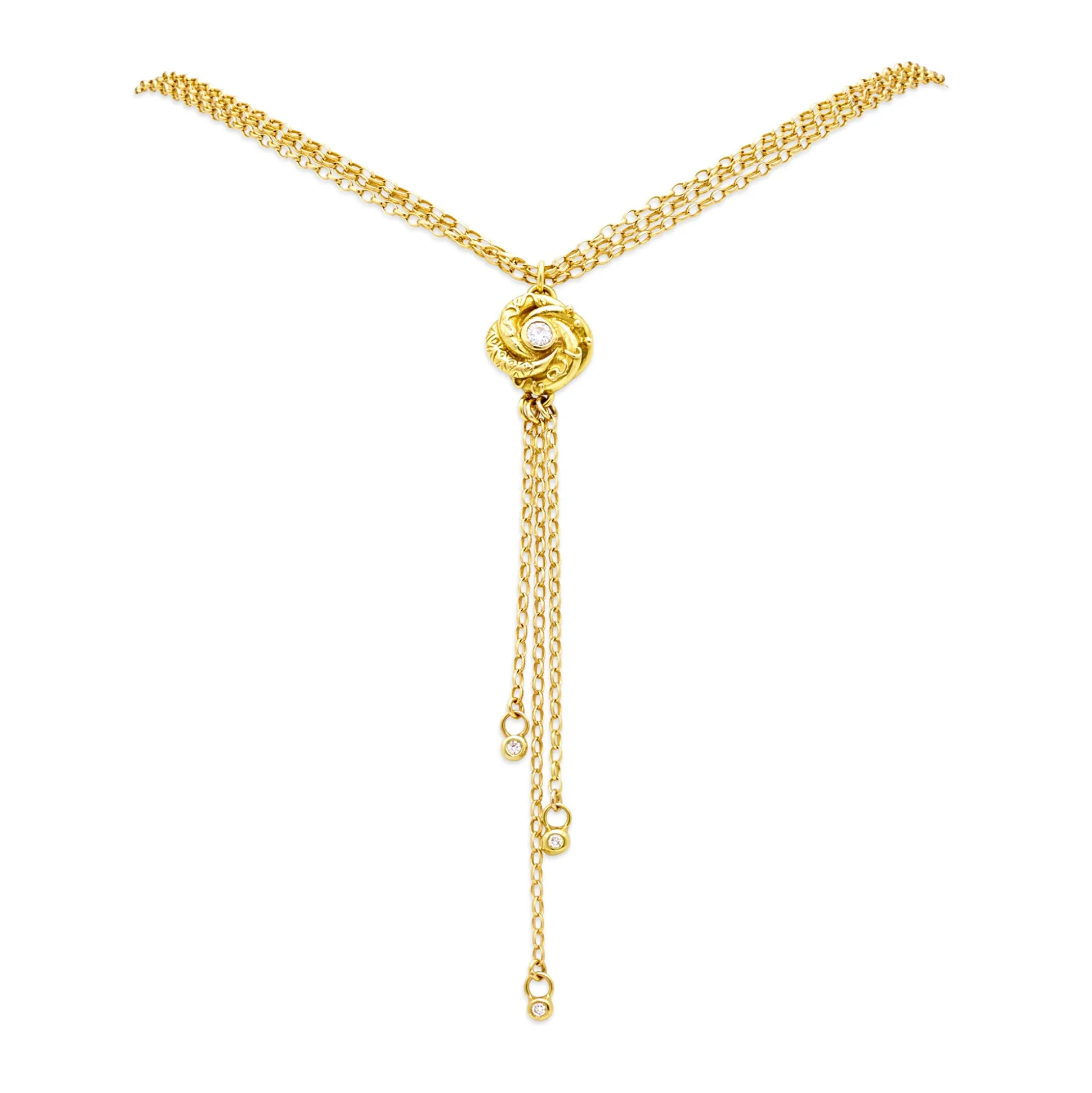 Gold Mini Loveknot Necklace | Algerian Loveknot | Sophie Harley London