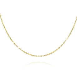 Gold Plated Extra Fine Oval Belcher Chain