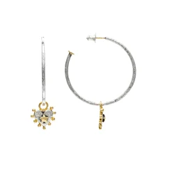 Halo Heart Hoop Earrings | Cult Classics | Sophie Harley London