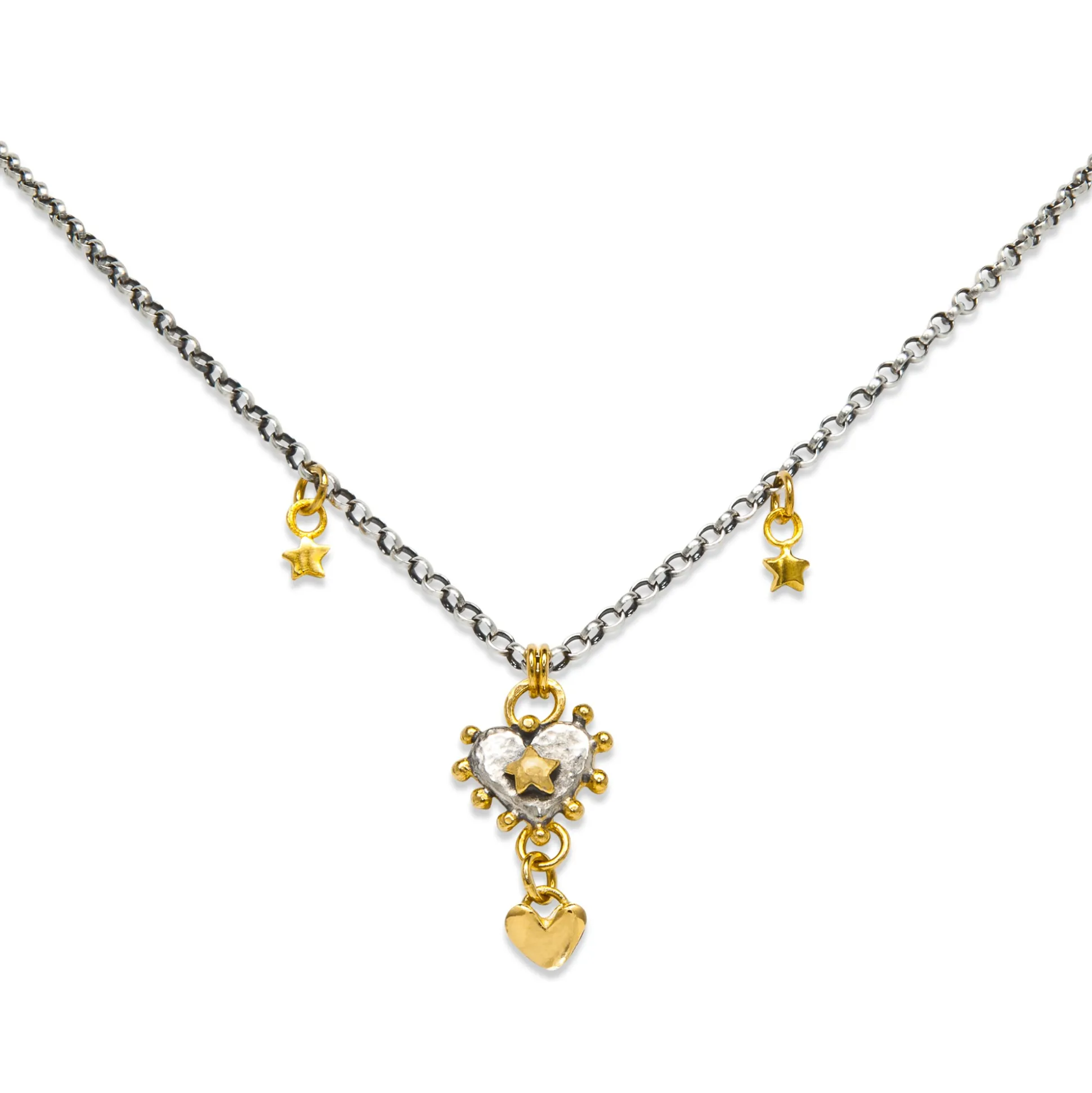 Halo Heart Necklace