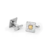 Hammered Square Cufflinks