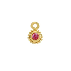 Heart Key & Birthstone Necklace