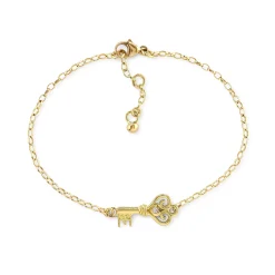 Heart Key Bracelet