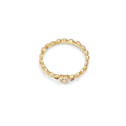 Heart Shaped Diamond Tutti Frutti Ring