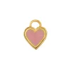 Large Classic Pink Enamel Charm