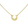 Large Luna Gold & Diamond Necklace