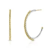 Large Skinny Bobble Hoops