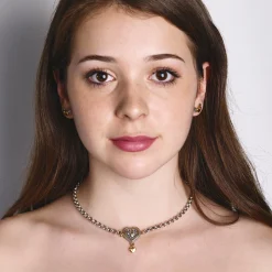 Layered Halo Heart Necklace