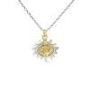 Layered Wolf Flame Necklace