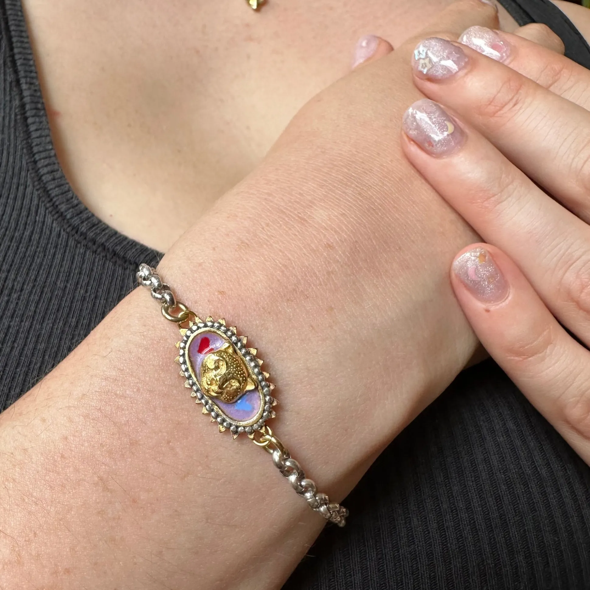 Limited Edition Mountain Ghost Heart Bracelet