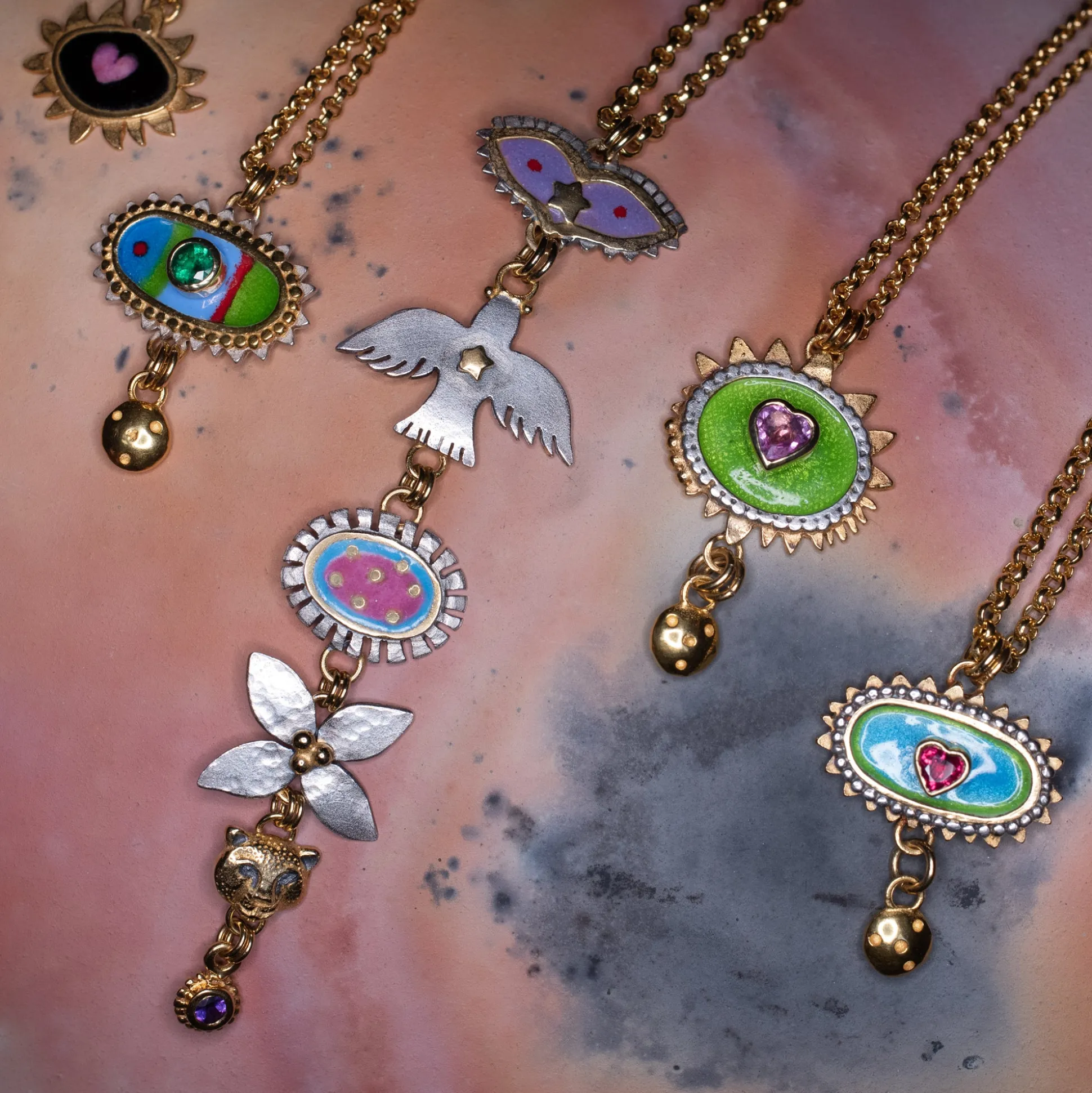 Limited Edition Ruby Kinship Amulet Necklace