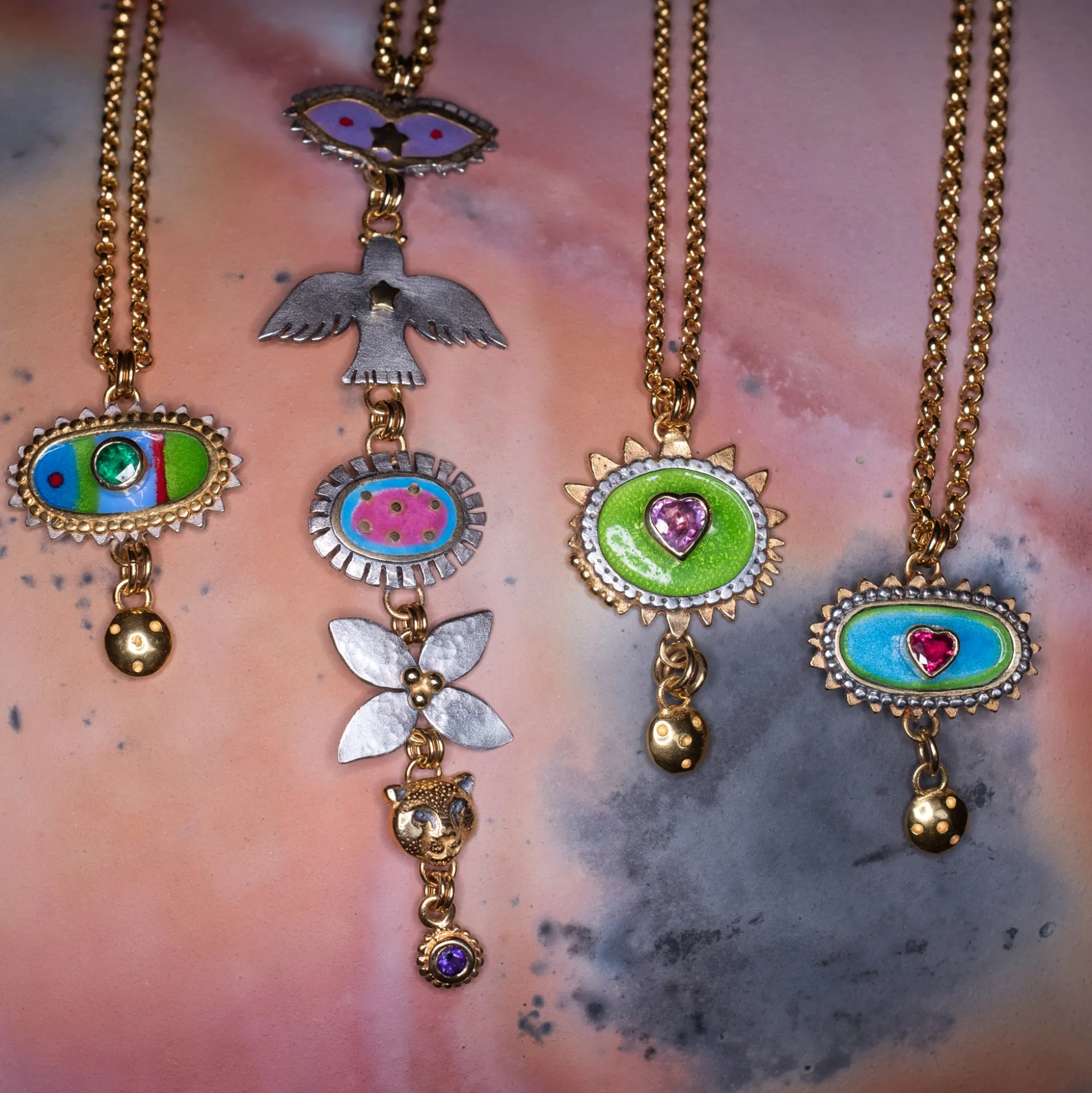 Limited Edition Ruby Kinship Amulet Necklace