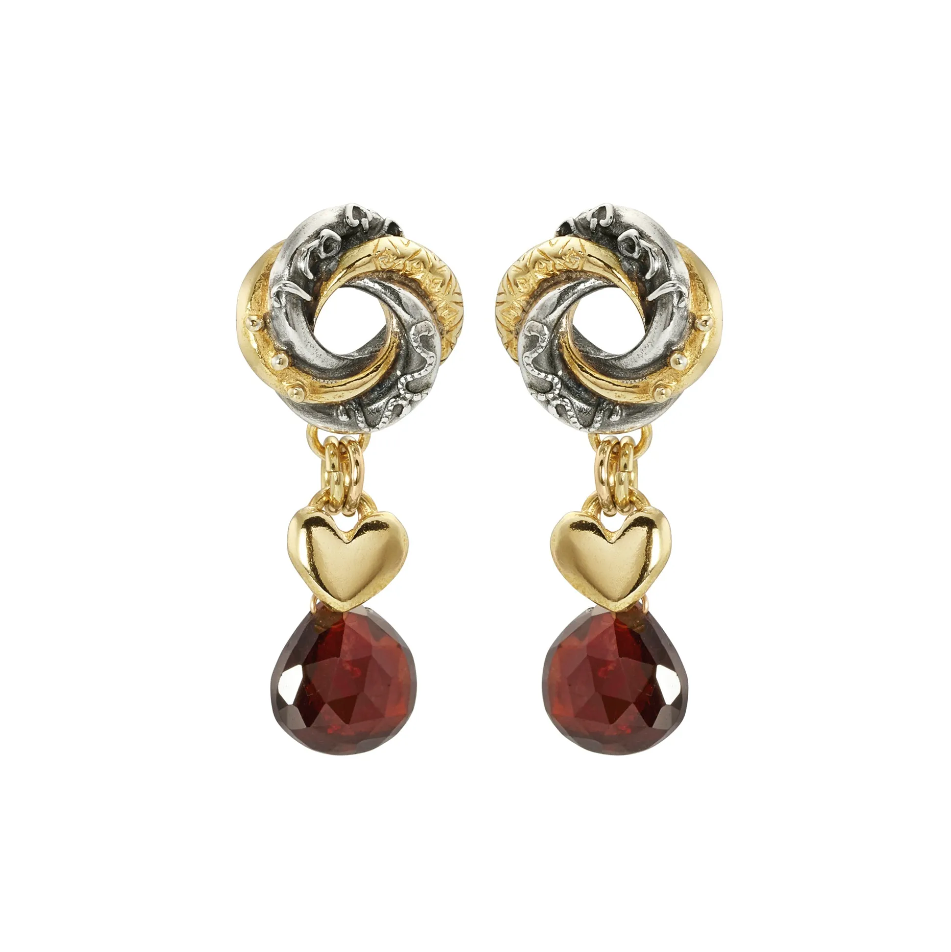 Loveknot Stone Drop Earrings | Algerian Loveknot | Sophie Harley