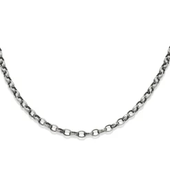 Medium Oval Belcher Chain Necklace
