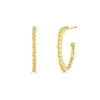 Medium Skinny Bobble Hoops