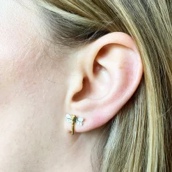 Mini Dragonfly Earrings