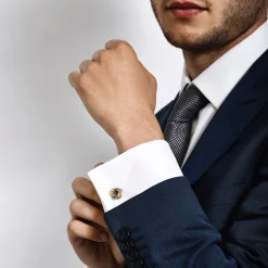 Mini Loveknot Cufflinks | Algerian Loveknot | Sophie Harley London