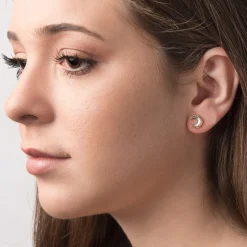 Mini Moon Stud Earrings | Sophie Harley London