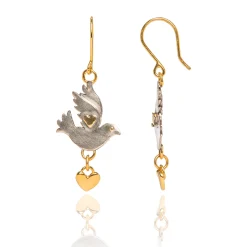 Paloma Heart Drop Earrings