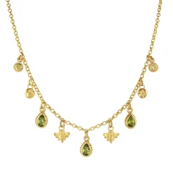 Peridot Tellurian Gem Necklace