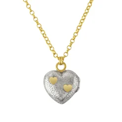 Pink Sapphire Love Locket Necklace