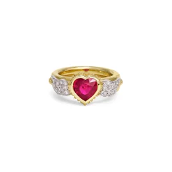 Ruby & Diamond Anniversary Ring