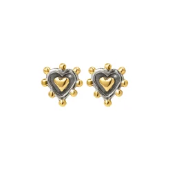 Sacred Heart Stud Earrings