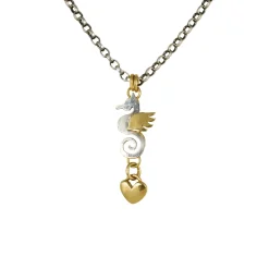 Seahorse Heart Drop Necklace | Cult Classics | Sophie Harley London
