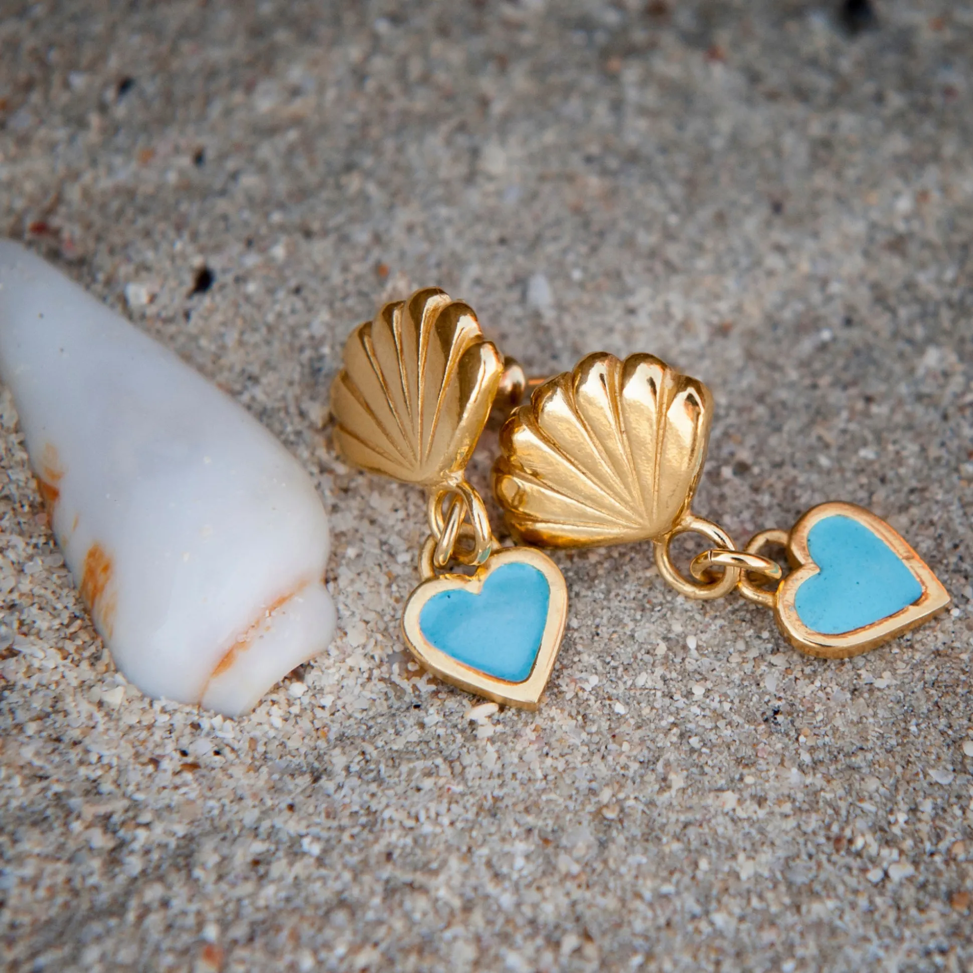 Shell Drop Earrings