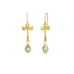 Sky Blue Topaz Tellurian Gem Earrings